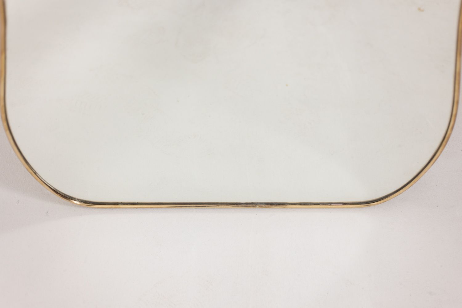 Pair Of Mirrors In The Style Of Gio Ponti. Circa 1970. photo vintage