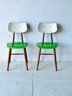 819.0 Eetkamerstoelen Van Ton, Ca. Jaren 1960, Set Van 4 photo