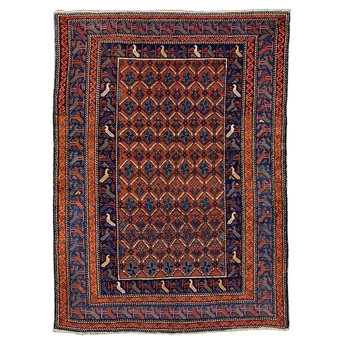 Caucasian Rug All Over Daghestan Early 20th Century
