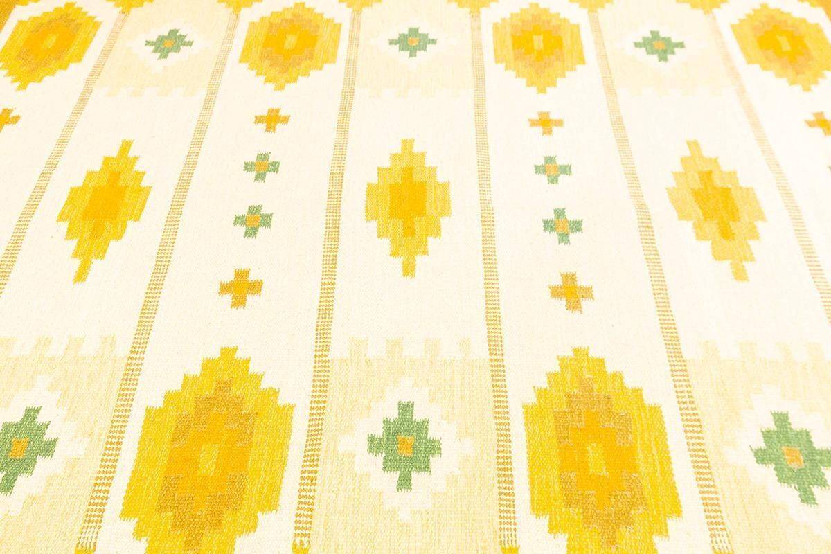 Scandinavian Rug Rollakan Cross Motif Design photo for sale