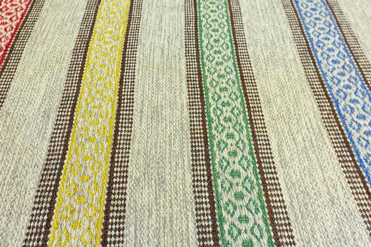 Scandinavian Runner Swedish Rollakan Stripe Design photo for sale