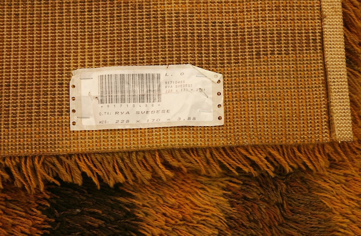 Rya Rug Swedish , 1920 1950 photo Textiles