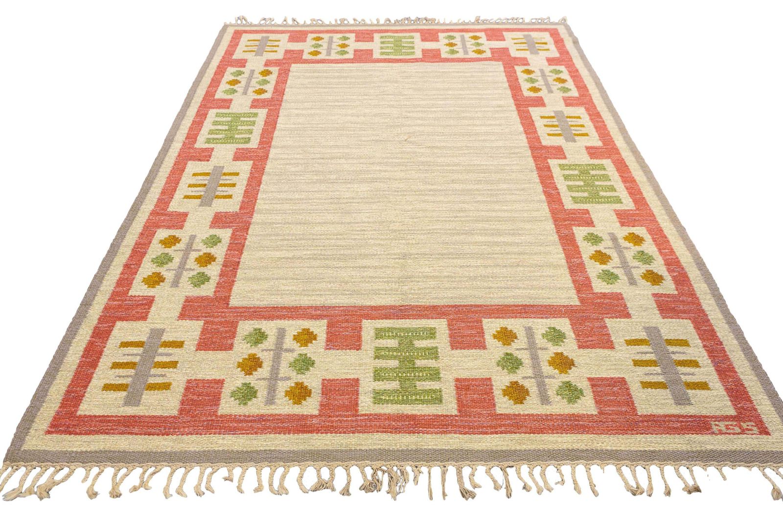 Scandinavian Rollakan Swedish Rug photo furniture