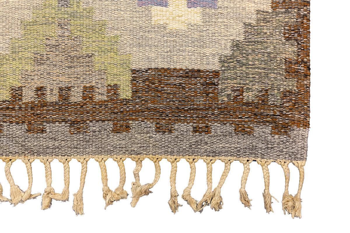 Scandinavian Rug Geometric Design Gray Field photo Textiles