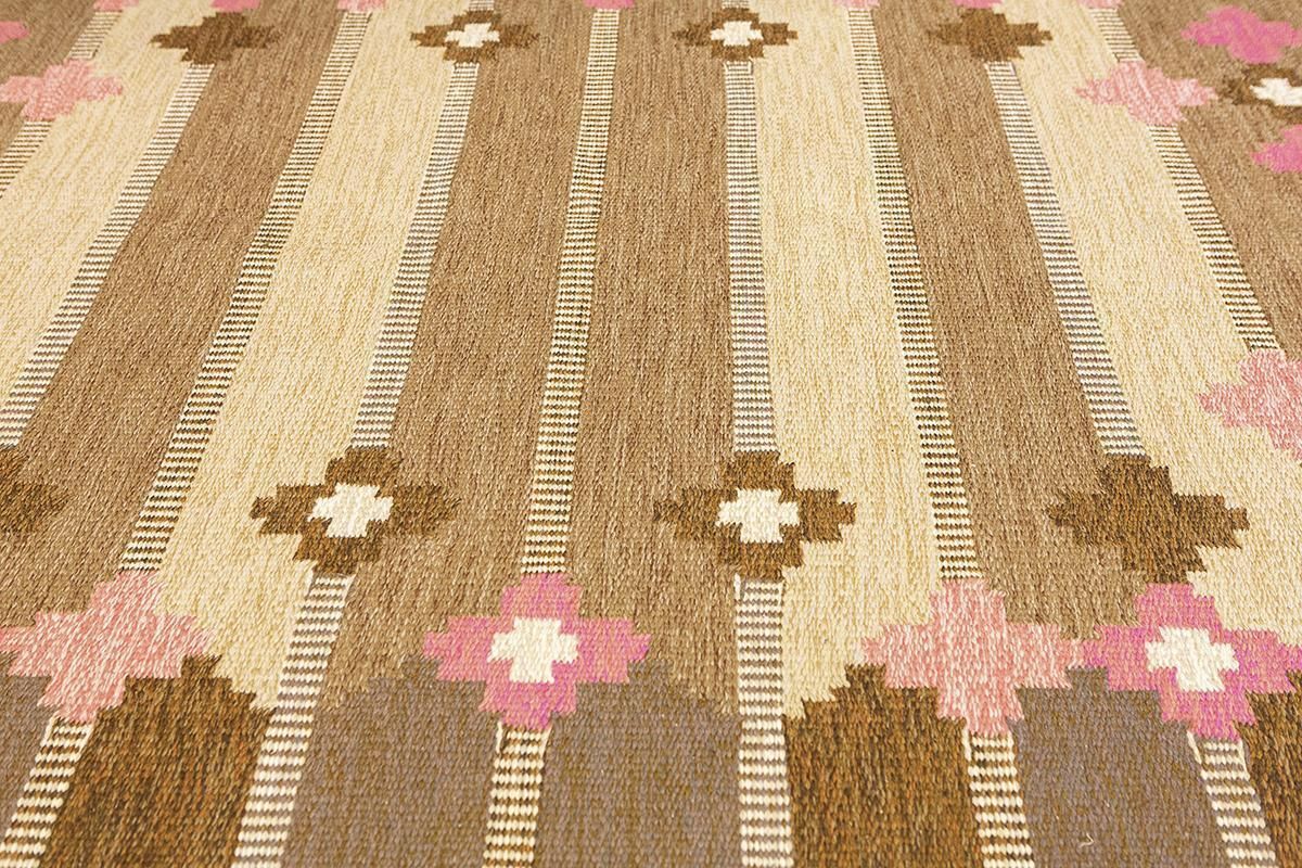 Scandinavian Rug Rollakan Signed Piece photo for sale
