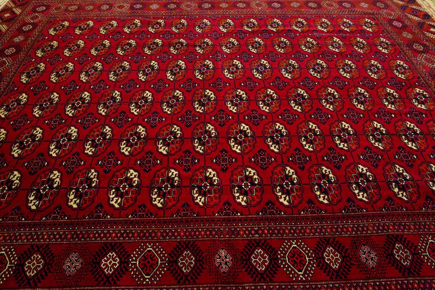 Bukara Turkmen (Russian) Traditional Geometric Design Rug photo furniture