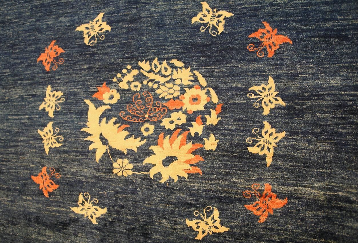 Blue Vintage Rug Minimalist Design photo furniture