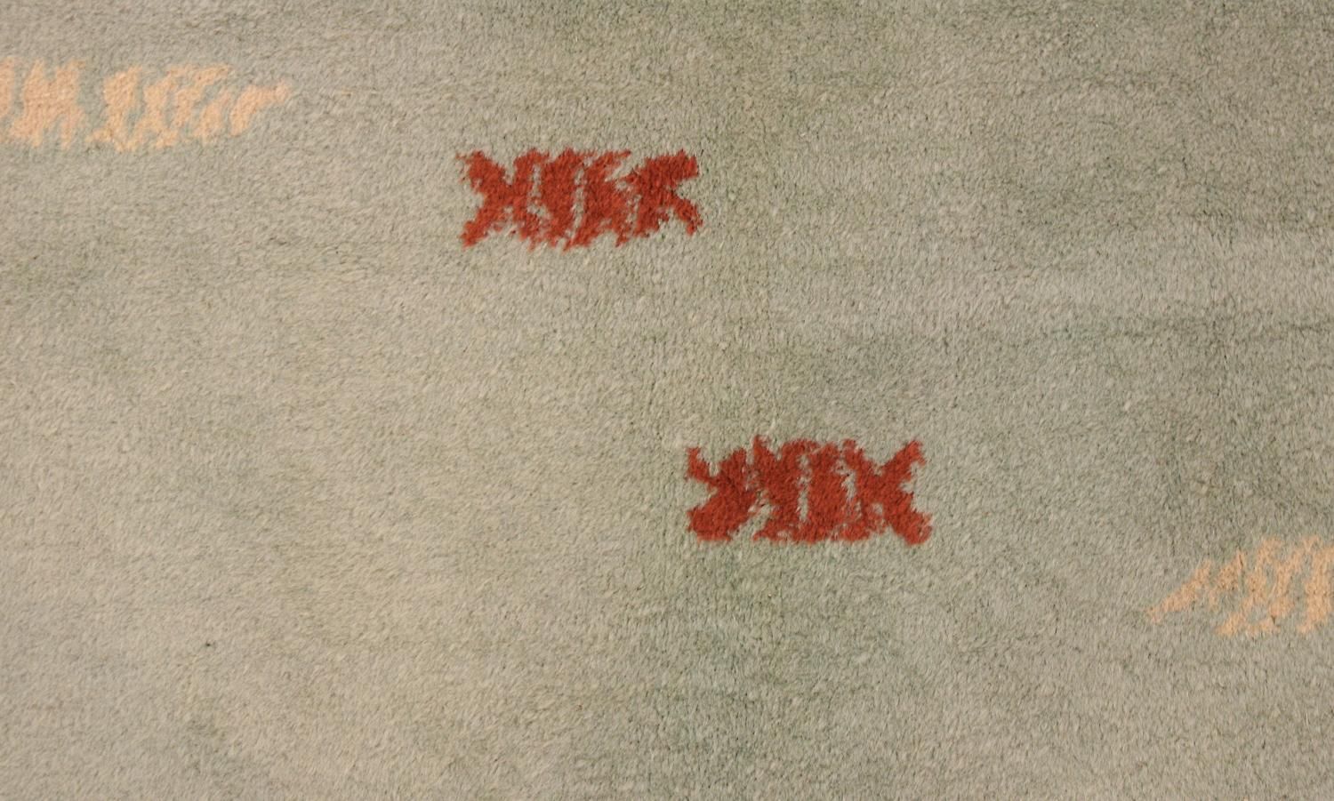 Art Deco Carpet Turkish Abstract Design, 1950 1970 photo for sale