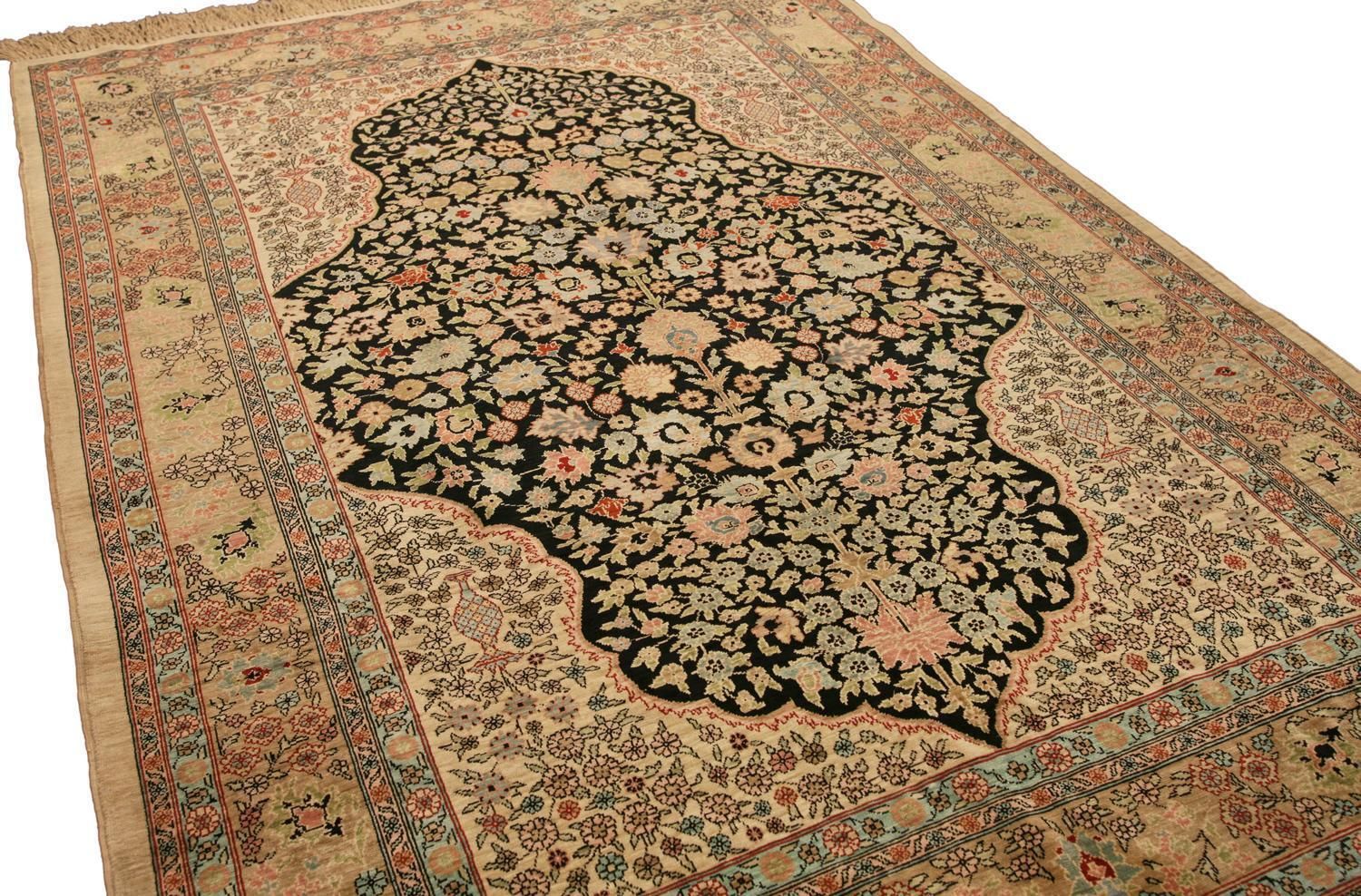 Turkish Hereke Shiny Silk Extra Fine Rug, Xxi Century photo 3318.0