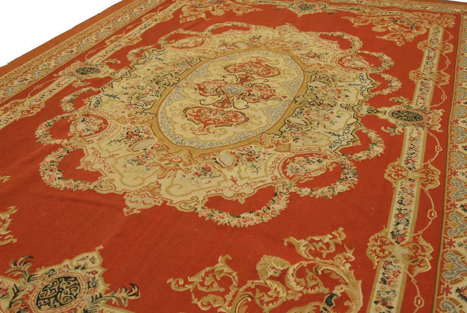 Aubusson Rug Flat Weave Chinese, 21st Century photo furniture