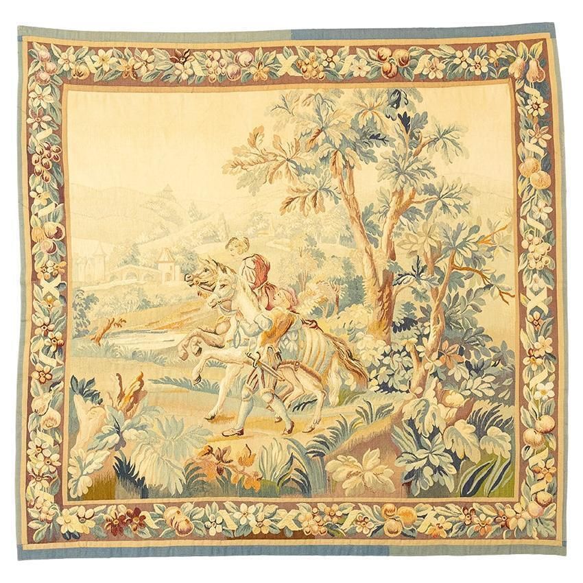 Wall Hanging Tapestry Nobleman And Companion