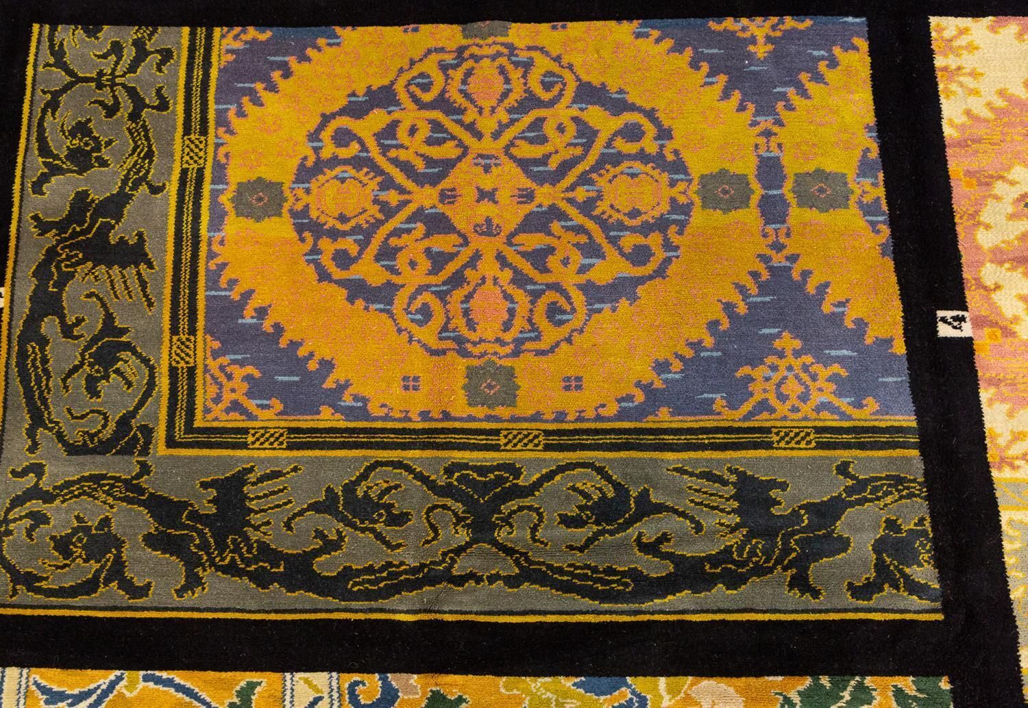 Vintage Spanish Designer Rug Wool, 1950 1970 photo for sale