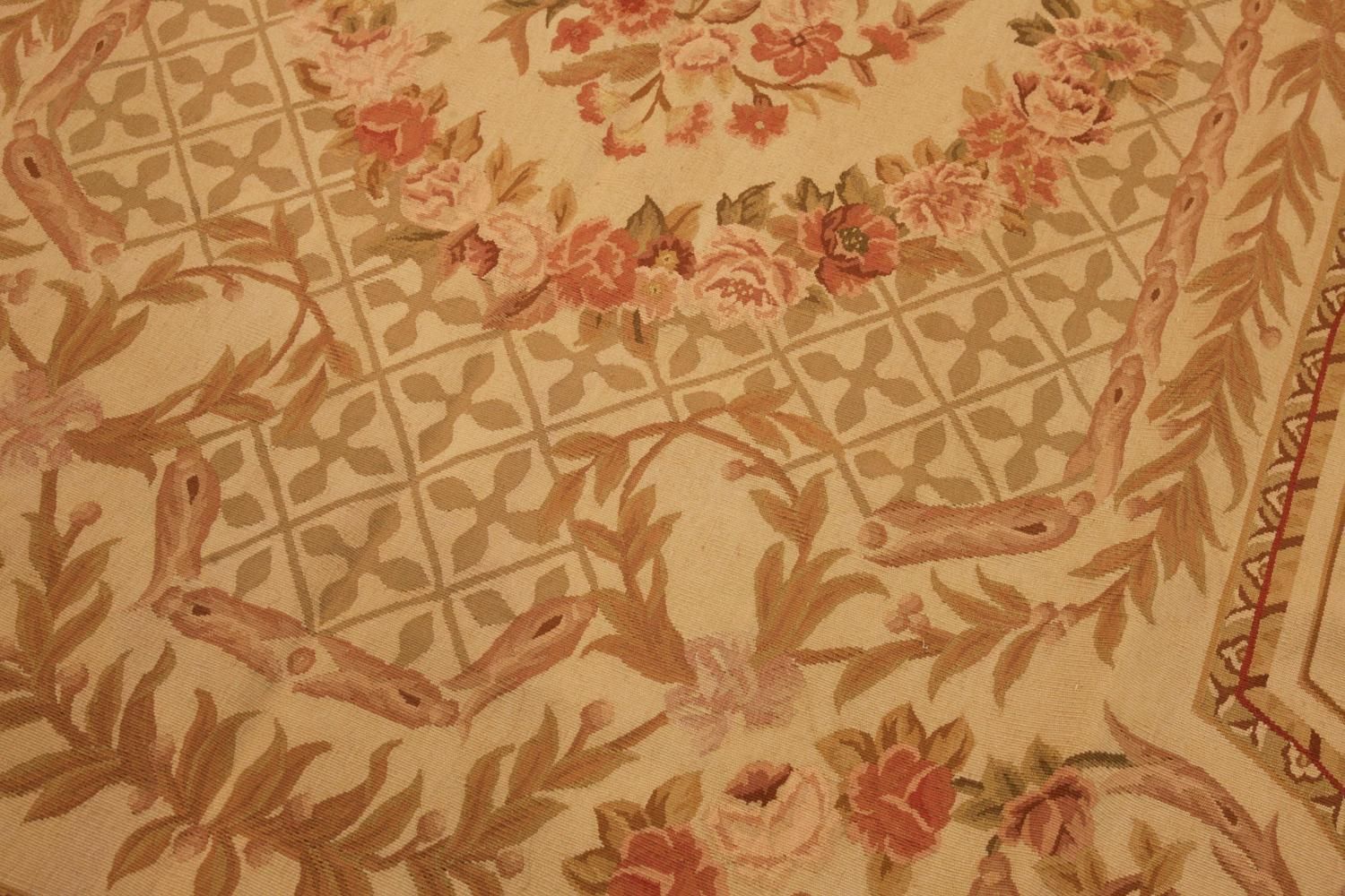 Aubusson Rug Flat Weave Signed "A S" photo 2208.0