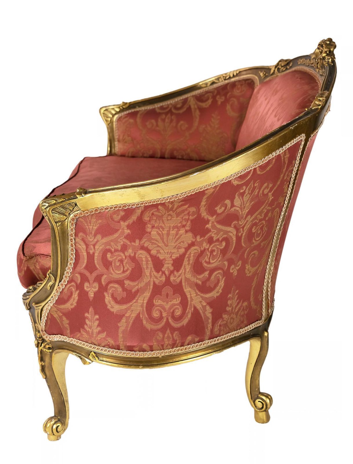 French Giltwood Loveseat Sofa photo vinterior