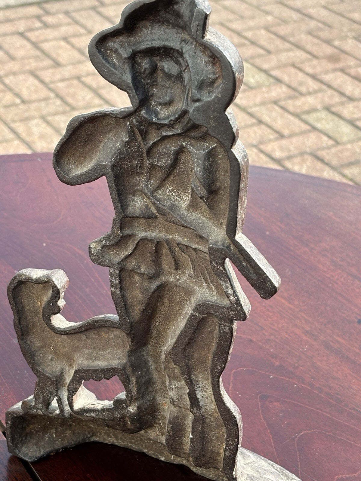 Antique Cast Iron Doorstop, 1800s photo Home Fixtures