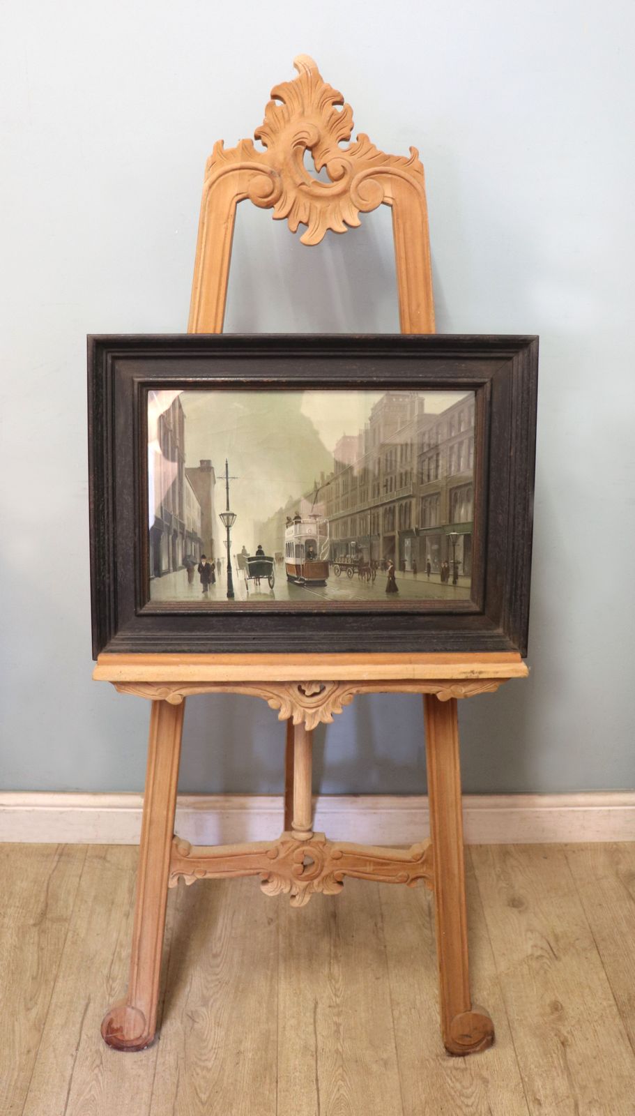 Northern Art! Steven Scholes (Born 1952); Oil On Board, Manchester Street Scene.