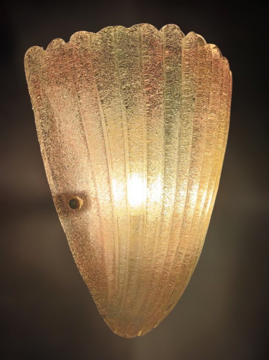 Green And Pink Graniglia Shield Sconce photo buy