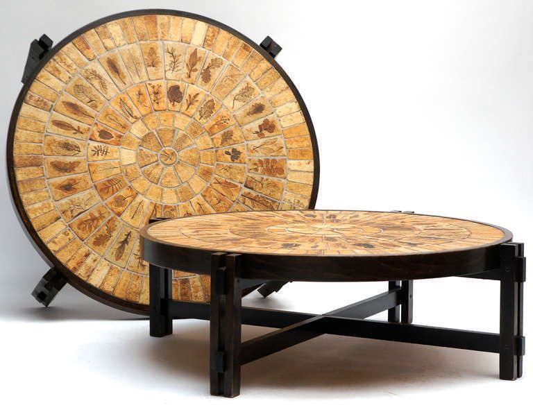 Coffee Tables By Roger Capron, Circa 1955 photo furniture
