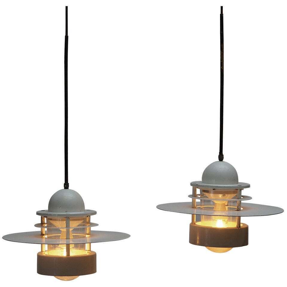 Beautiful Pair Of Louis Poulsen Industrial Lights
