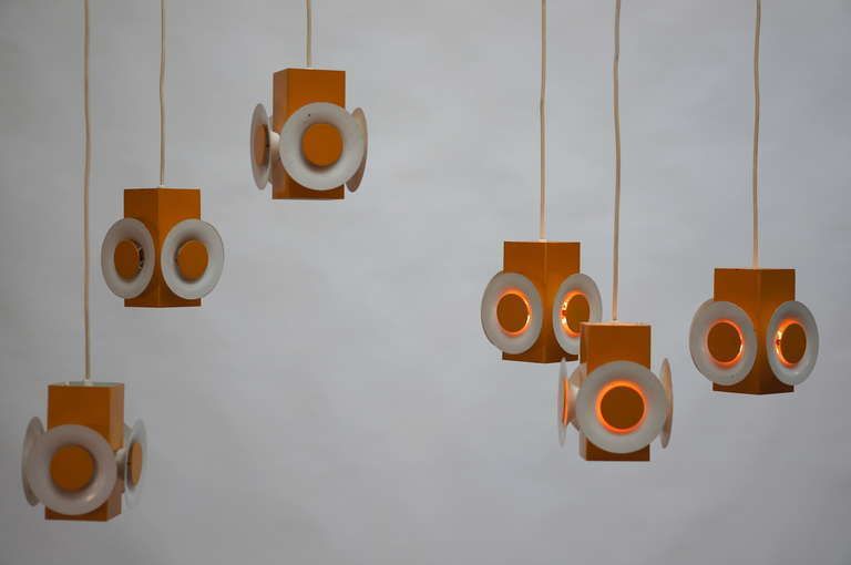 Pair Of Raak Pendant Lamps photo Lighting