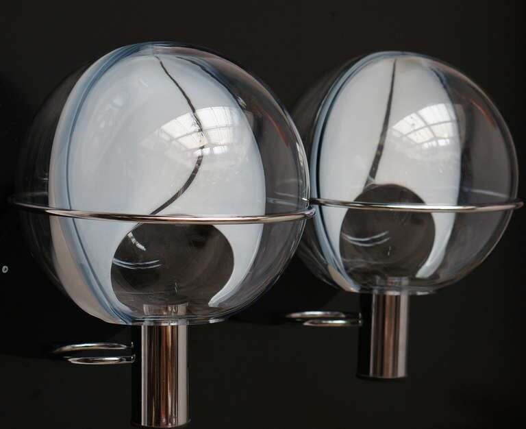 Four Murano Wall Lamps By Toni Zuccheri photo for sale