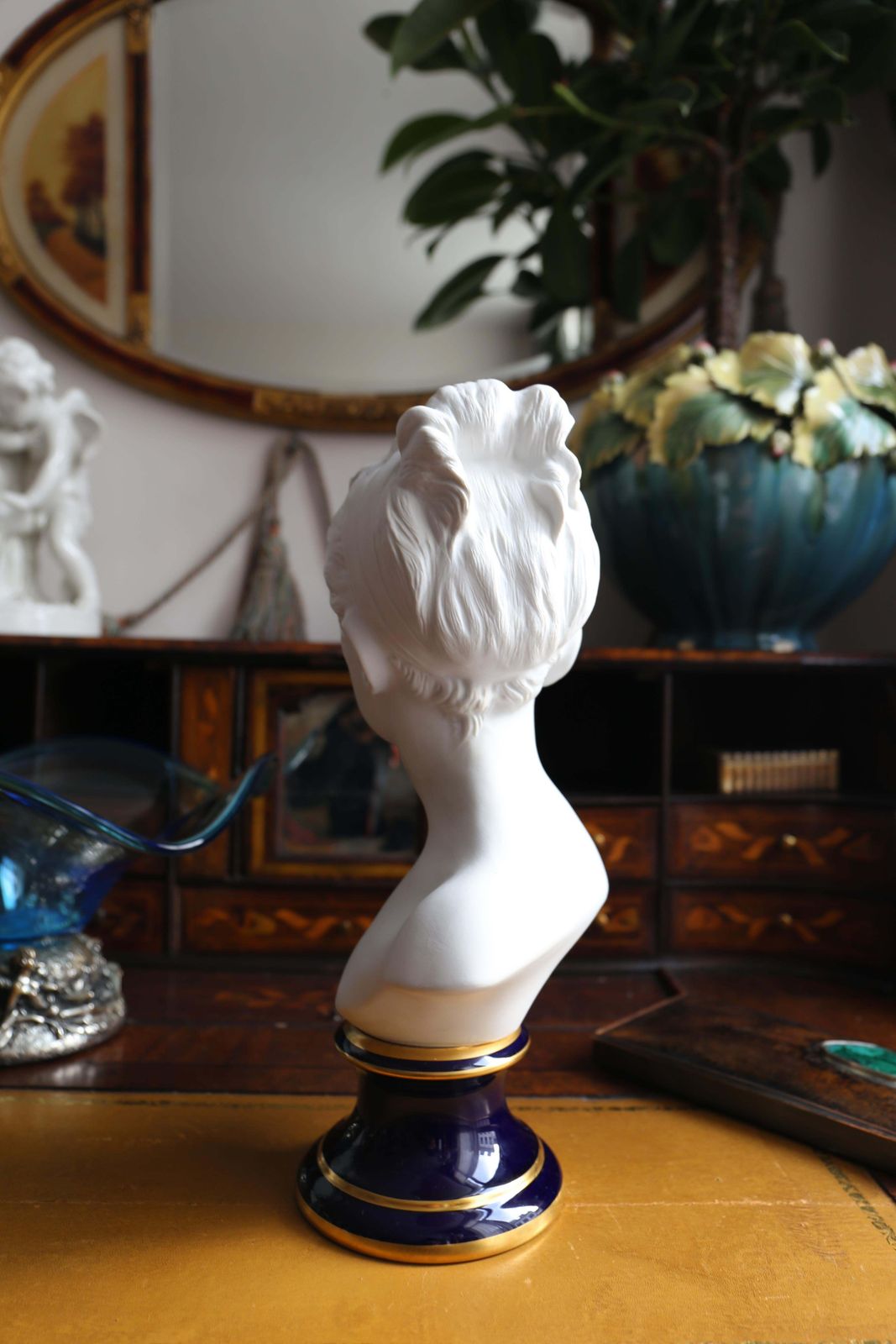 Camille Tharaud For Limoges Little Girl Biscuit Bust photo vinterior