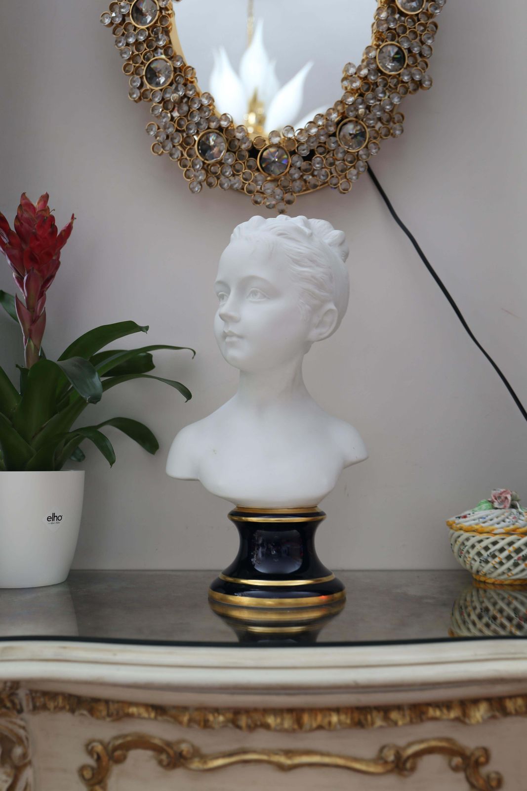 photo furniture Camille Tharaud For Limoges Little Girl Biscuit Bust