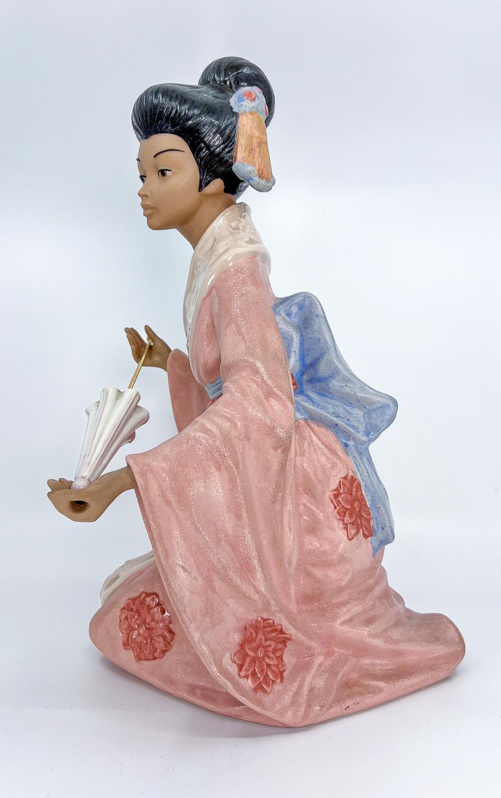 Nadal Porcelain Japanese Geisha Figurine Made In Spain photo vinterior