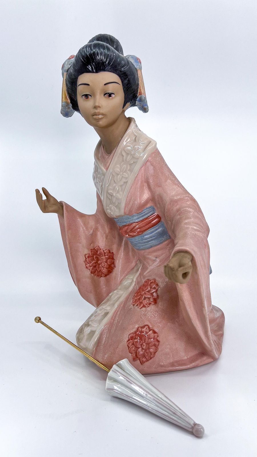 photo vinterior Nadal Porcelain Japanese Geisha Figurine Made In Spain