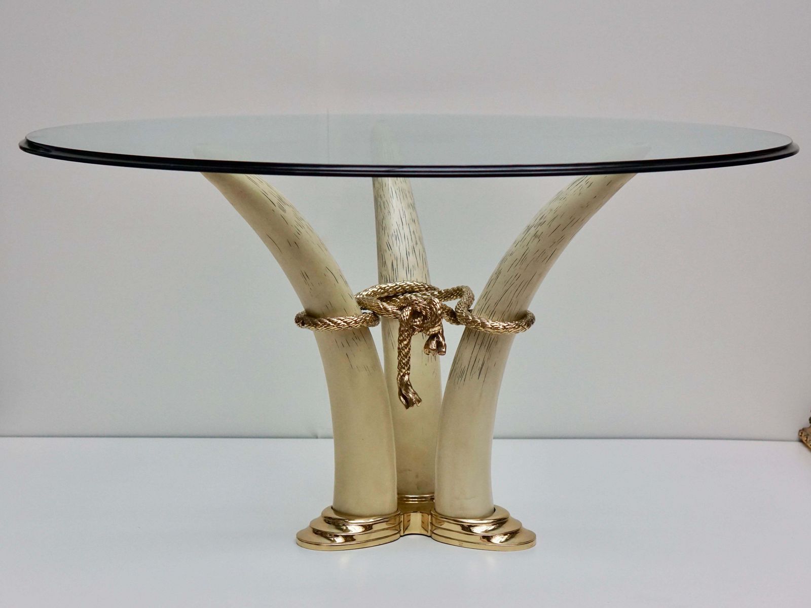 Hollywood Regency Dining Table By Valenti, Barcelona, Spain, Circa 1970 1980 photo vinterior