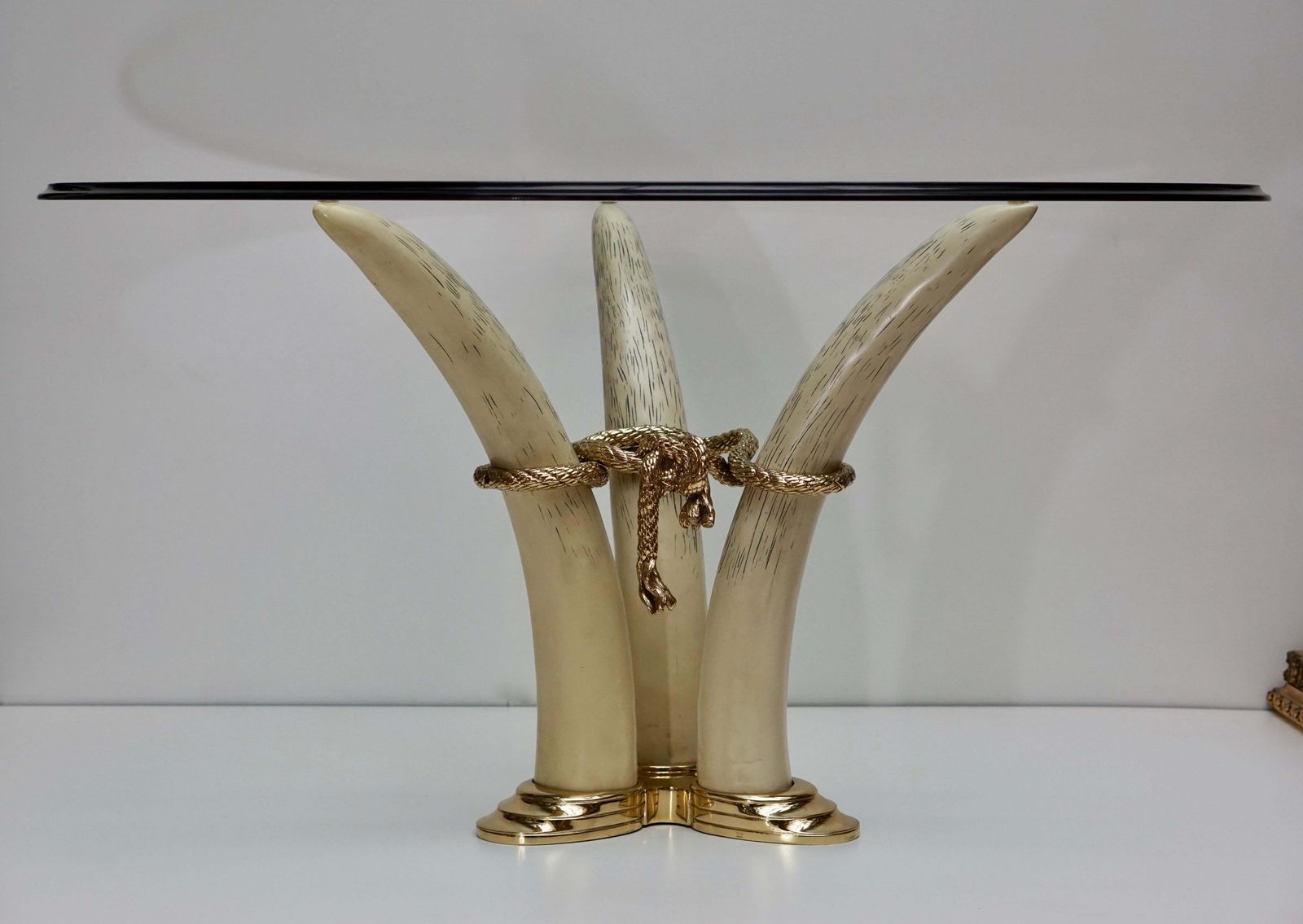 photo for sale Hollywood Regency Dining Table By Valenti, Barcelona, Spain, Circa 1970 1980