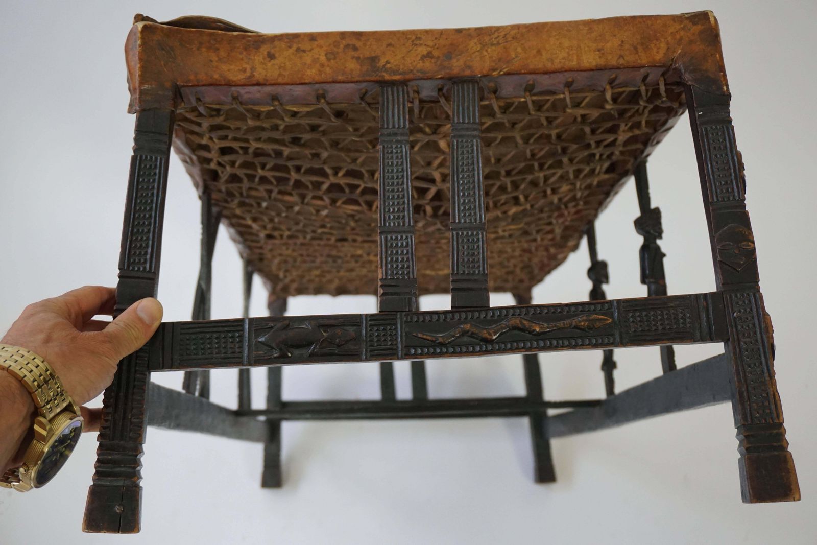 Hardwood Chokwe Bench, Angola, 19th Century photo vinterior