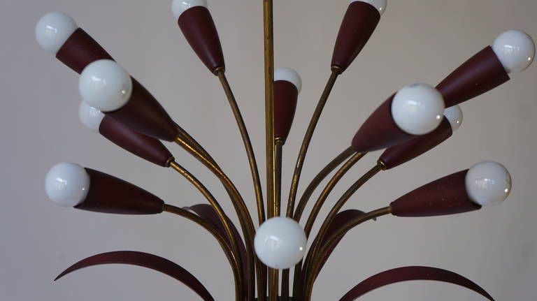 Ceiling Sputnik Lamp In The Manner Of Arteluce, Italy, 1950s photo buy