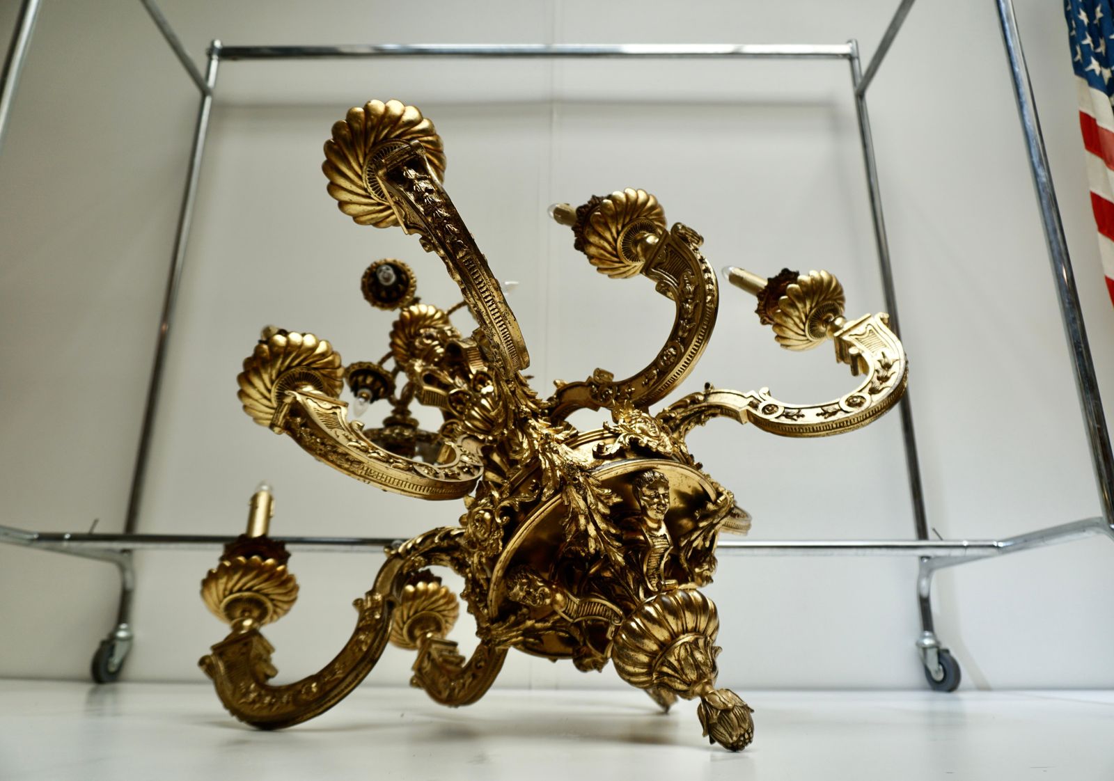 photo buy Mazarin Chandelier In Bronze, France