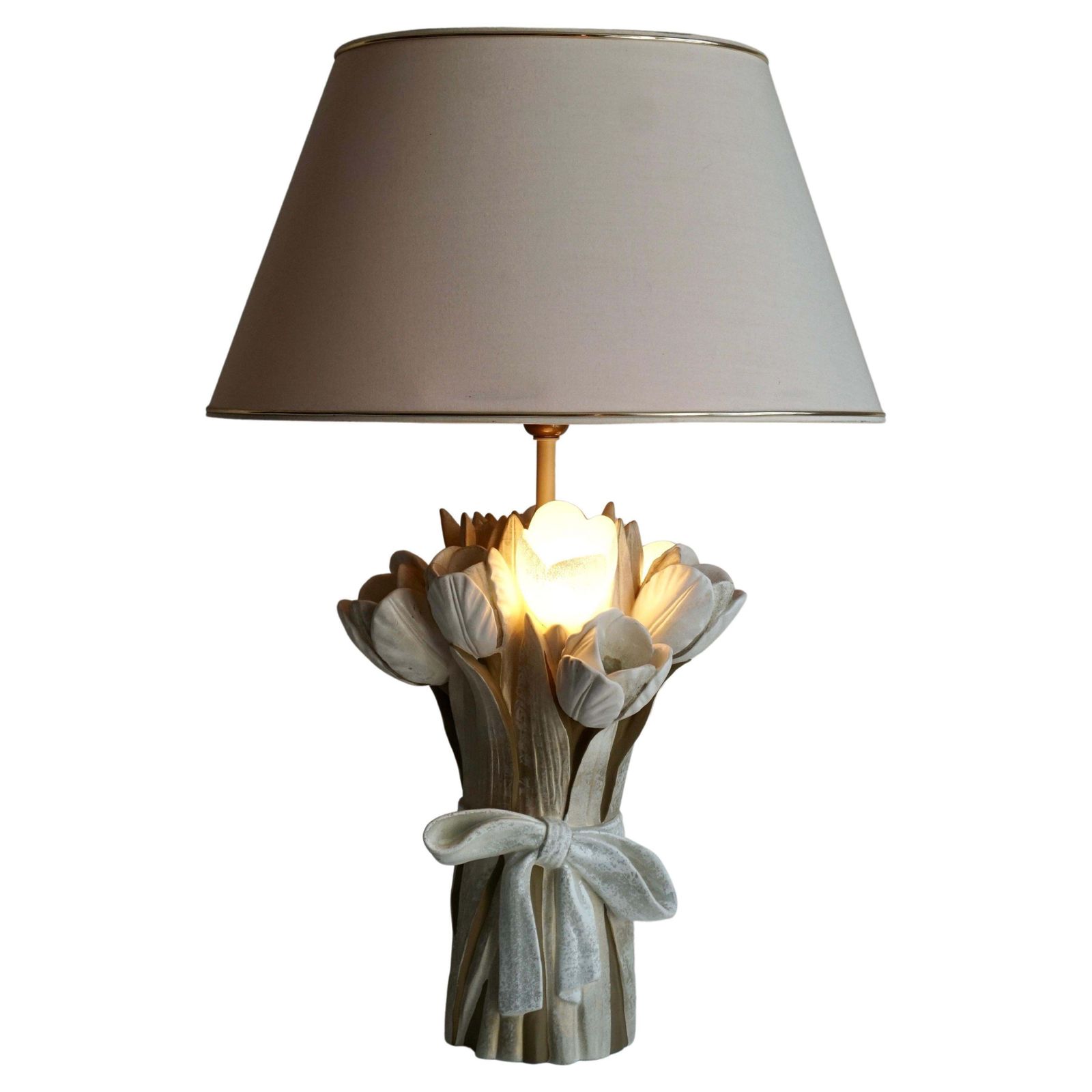 Ceramic Tulip Flower Table Lamp photo furniture