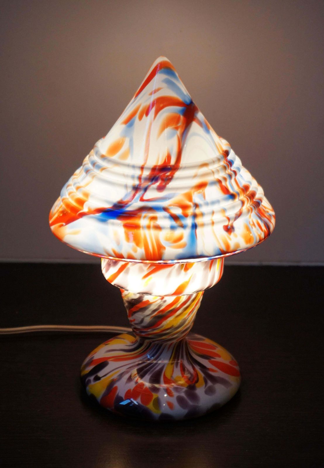 photo furniture Multicoloured Fratelli Toso Millefiori Lamp, Murano, Circa 1910