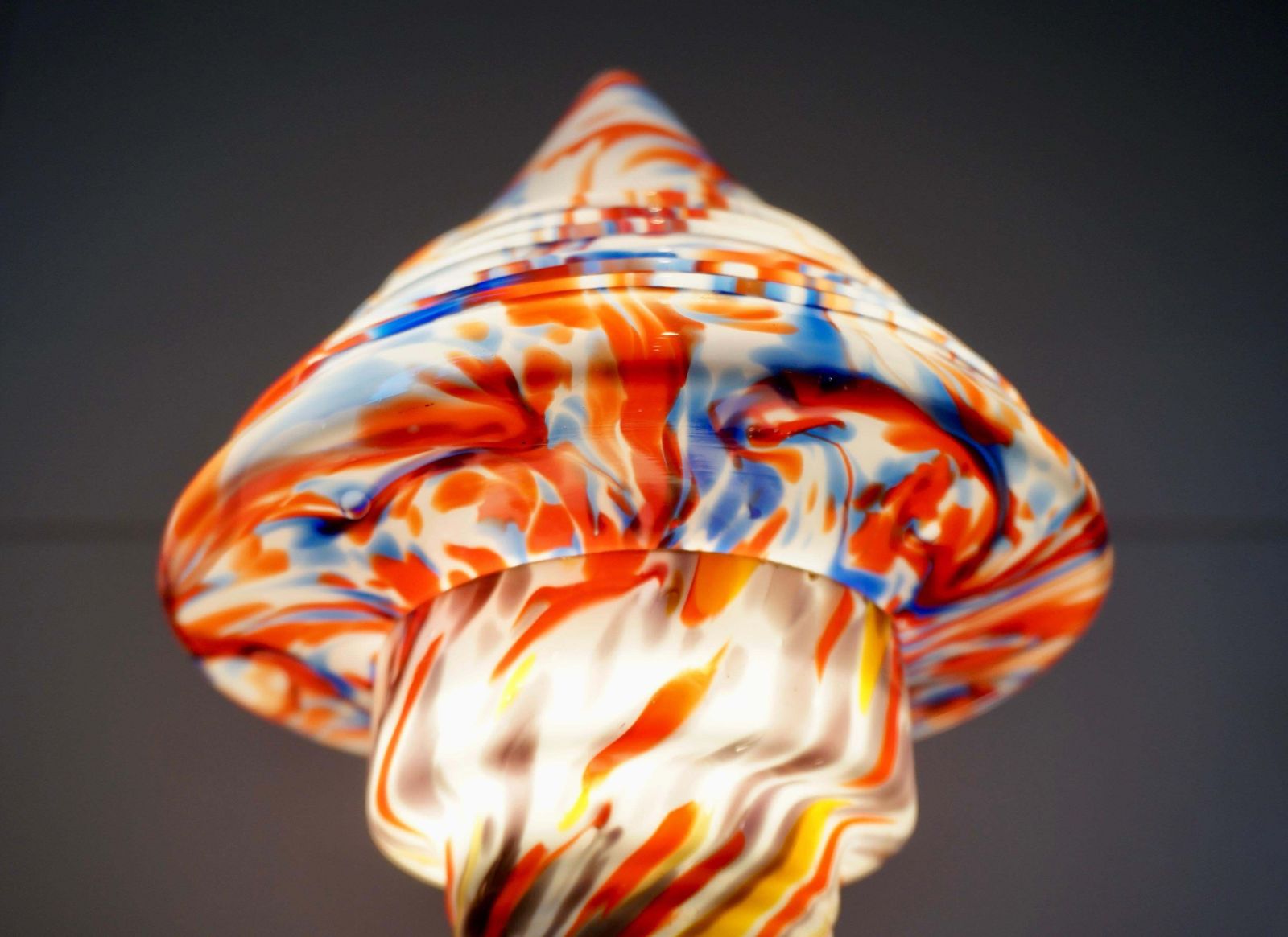 1189.0 Multicoloured Fratelli Toso Millefiori Lamp, Murano, Circa 1910 photo