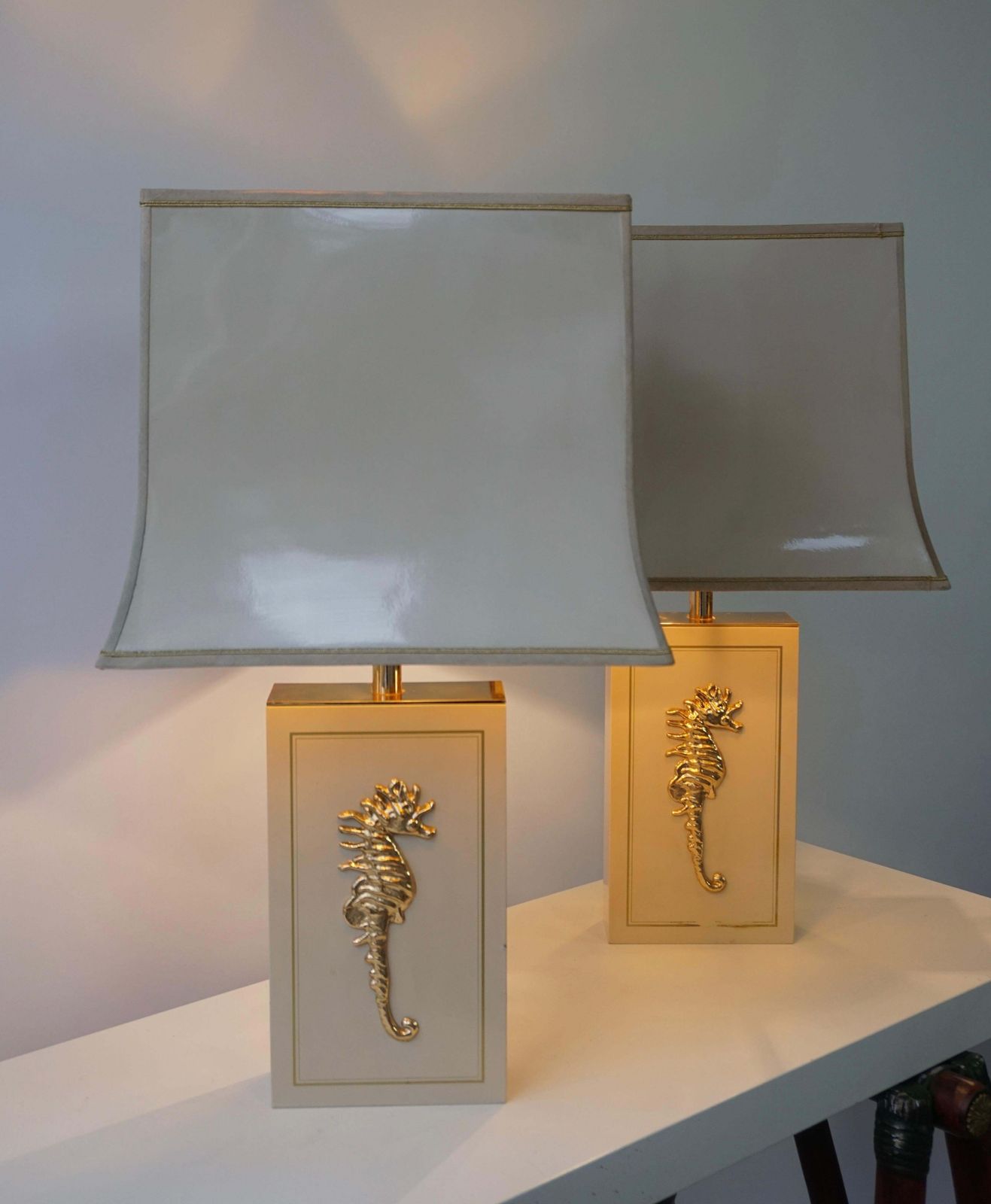Sea Horse Set Of Two Table Lamps photo vinterior