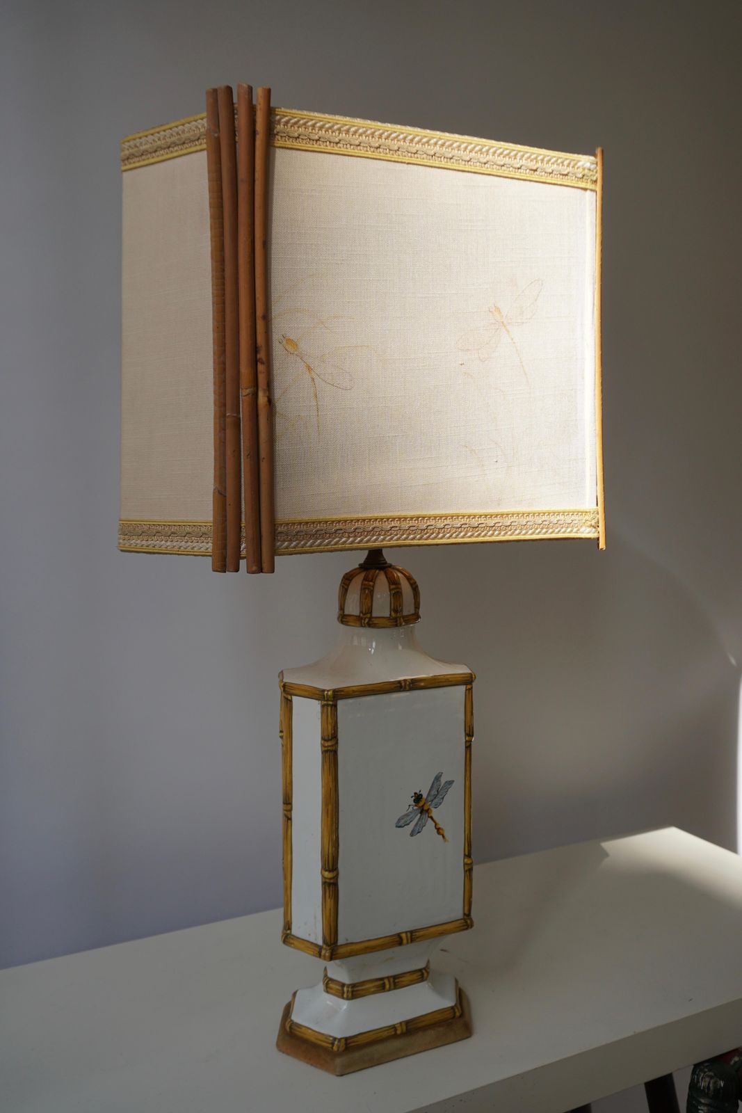 Art Nouveau Dragonfly Table Lamp photo buy