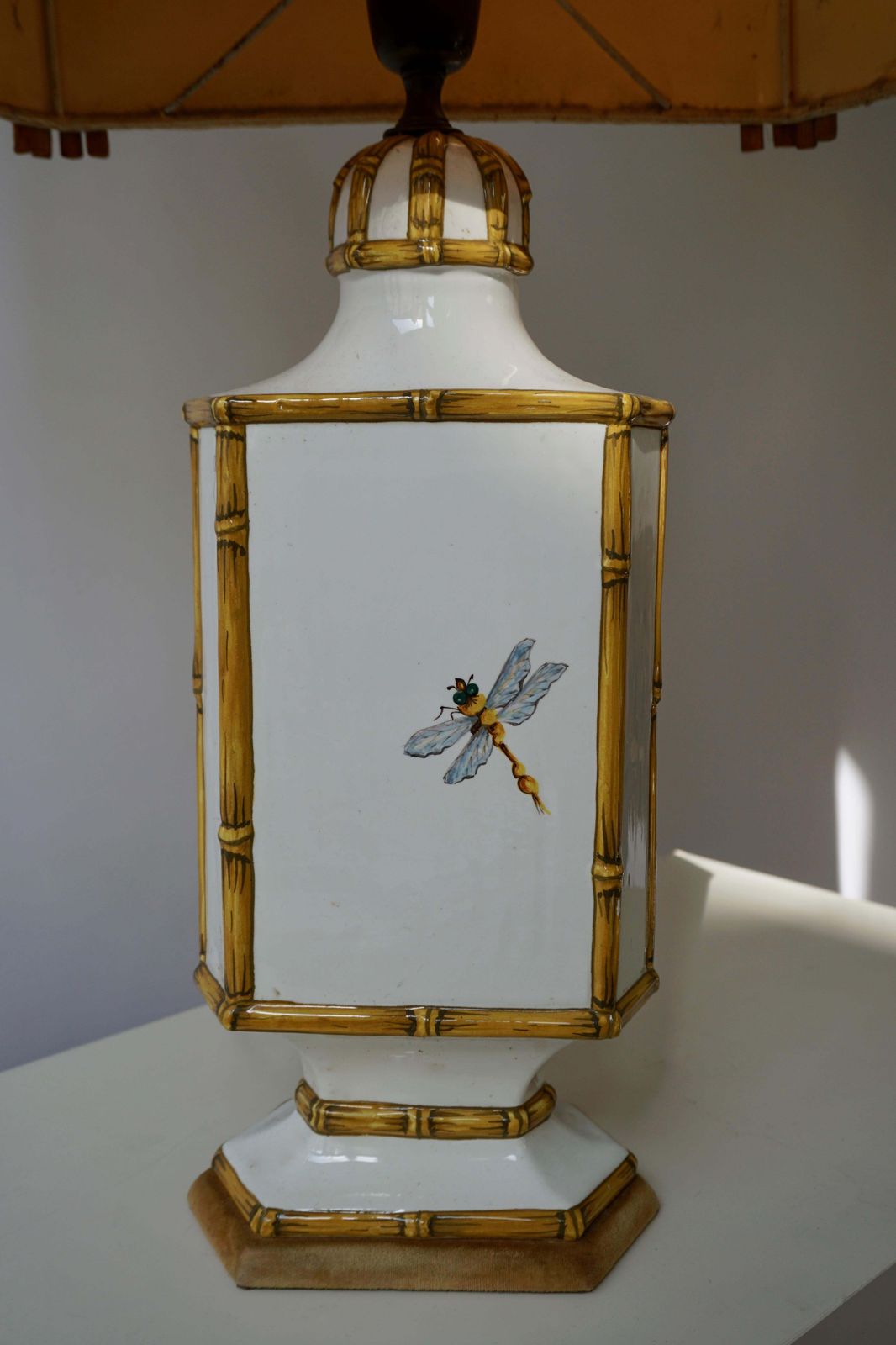 photo for sale Art Nouveau Dragonfly Table Lamp