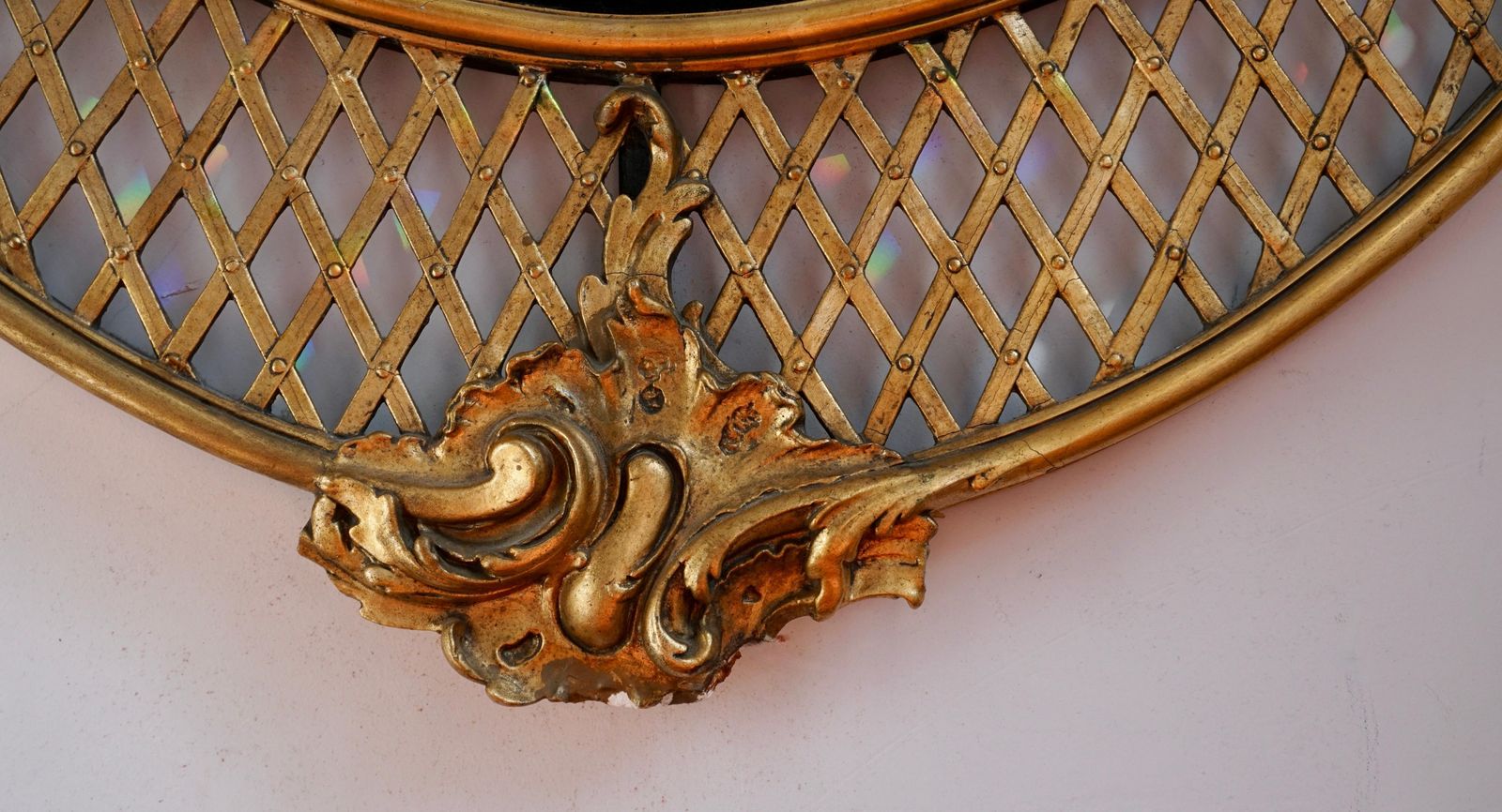 photo vinterior 19th Century Monumental Italian Rococo Floor Mirror