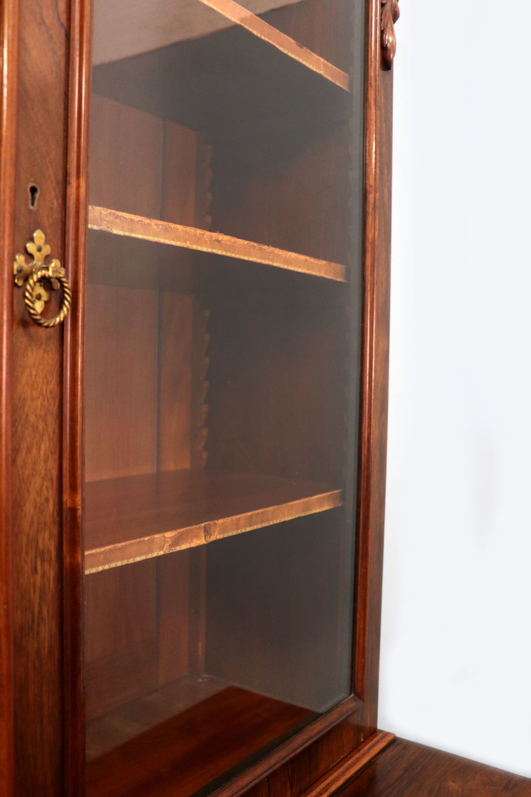 photo for sale Lovely Early Victorian Secretaire Bookcase Cabinet.