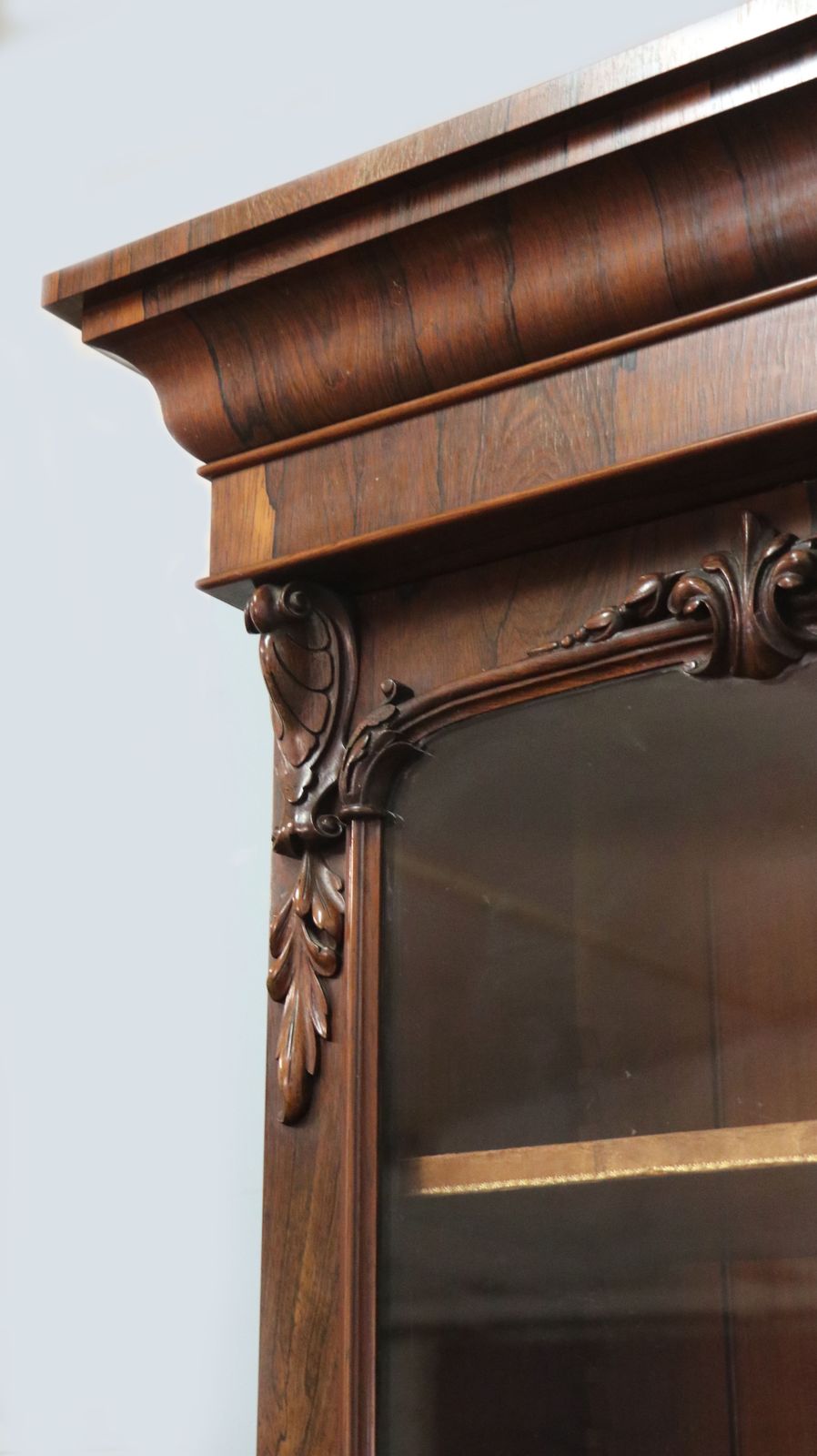 Furniture Lovely Early Victorian Secretaire Bookcase Cabinet. photo