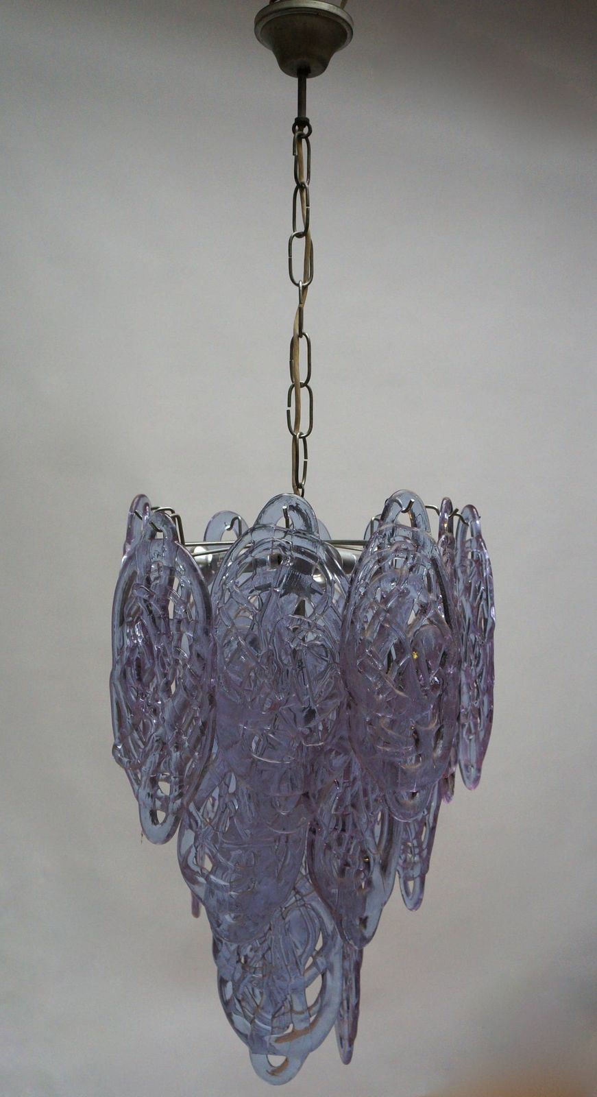 Murano Glass Chandelier By Carlo Nason For Mazzega photo vintage
