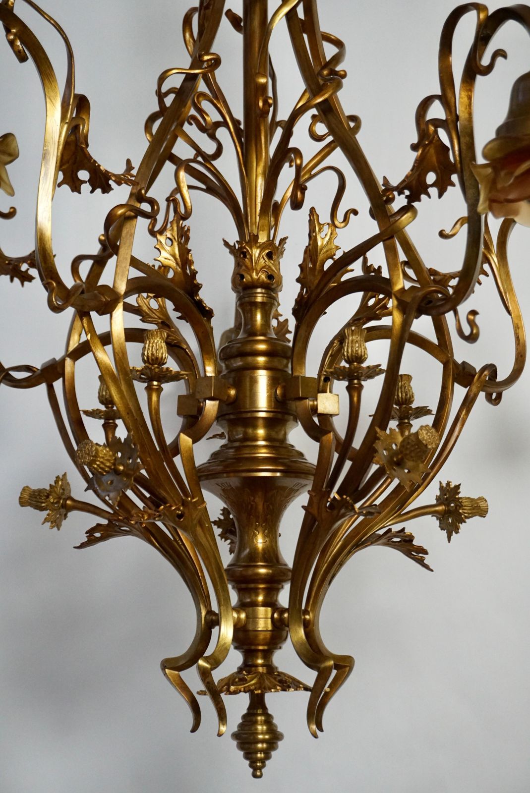 10615.0 Large And Top Quality, Elegant & Exquisite 5 Light Art Nouveau Chandelier photo