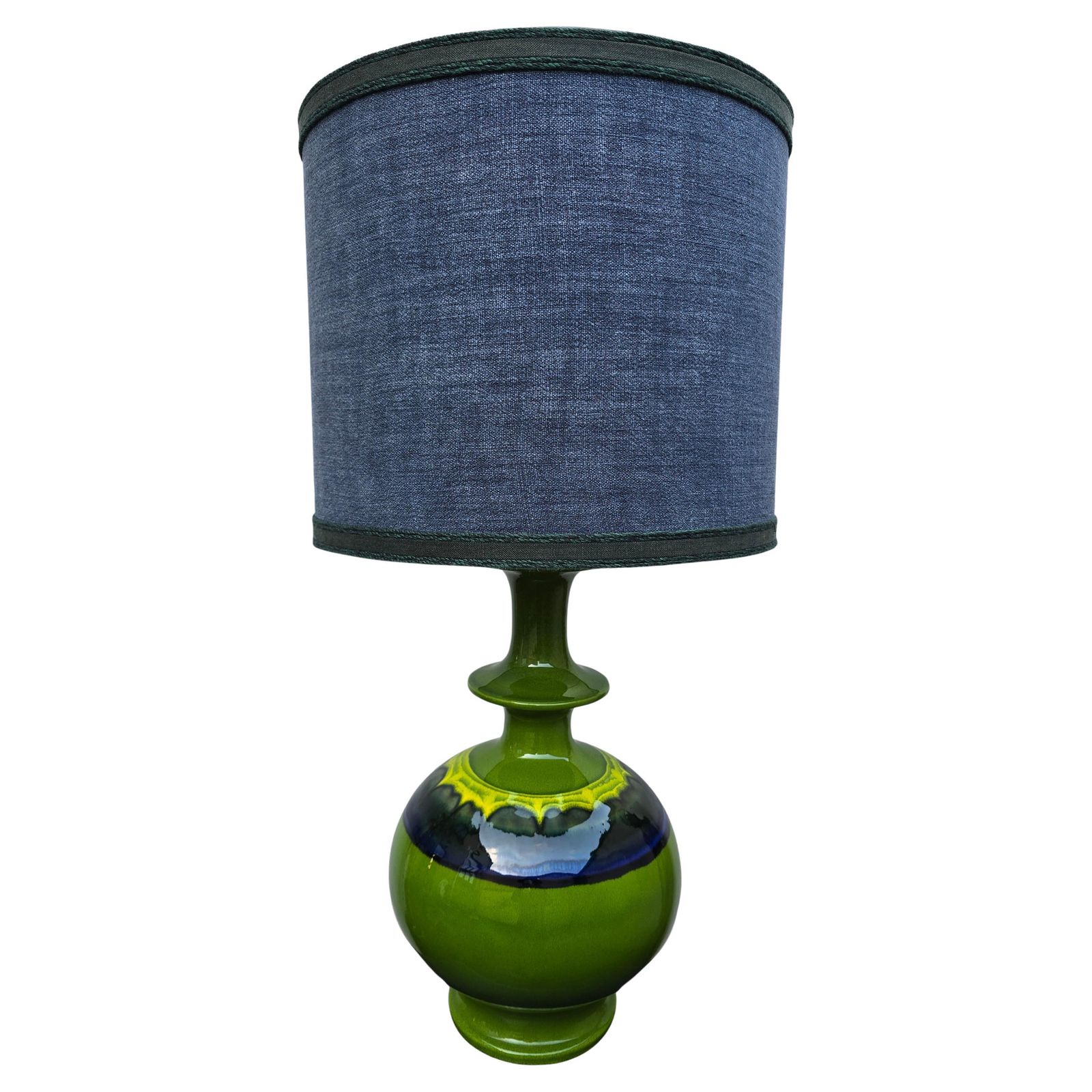Rare Large German Pottery Table Lamp By Hutschenreuther Le Lion – 1960s photo furniture