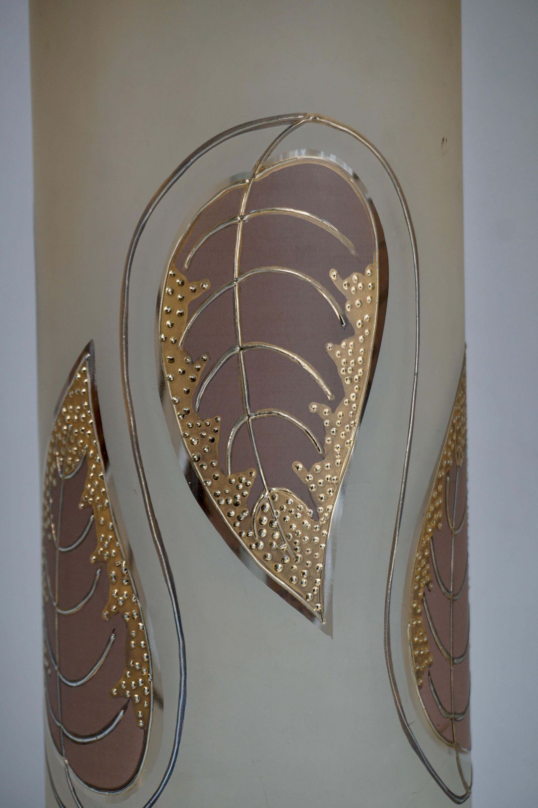 Pair Of 1970s Hollywood Regency Art Glass And Gilt Murano Glass Lamps photo buy