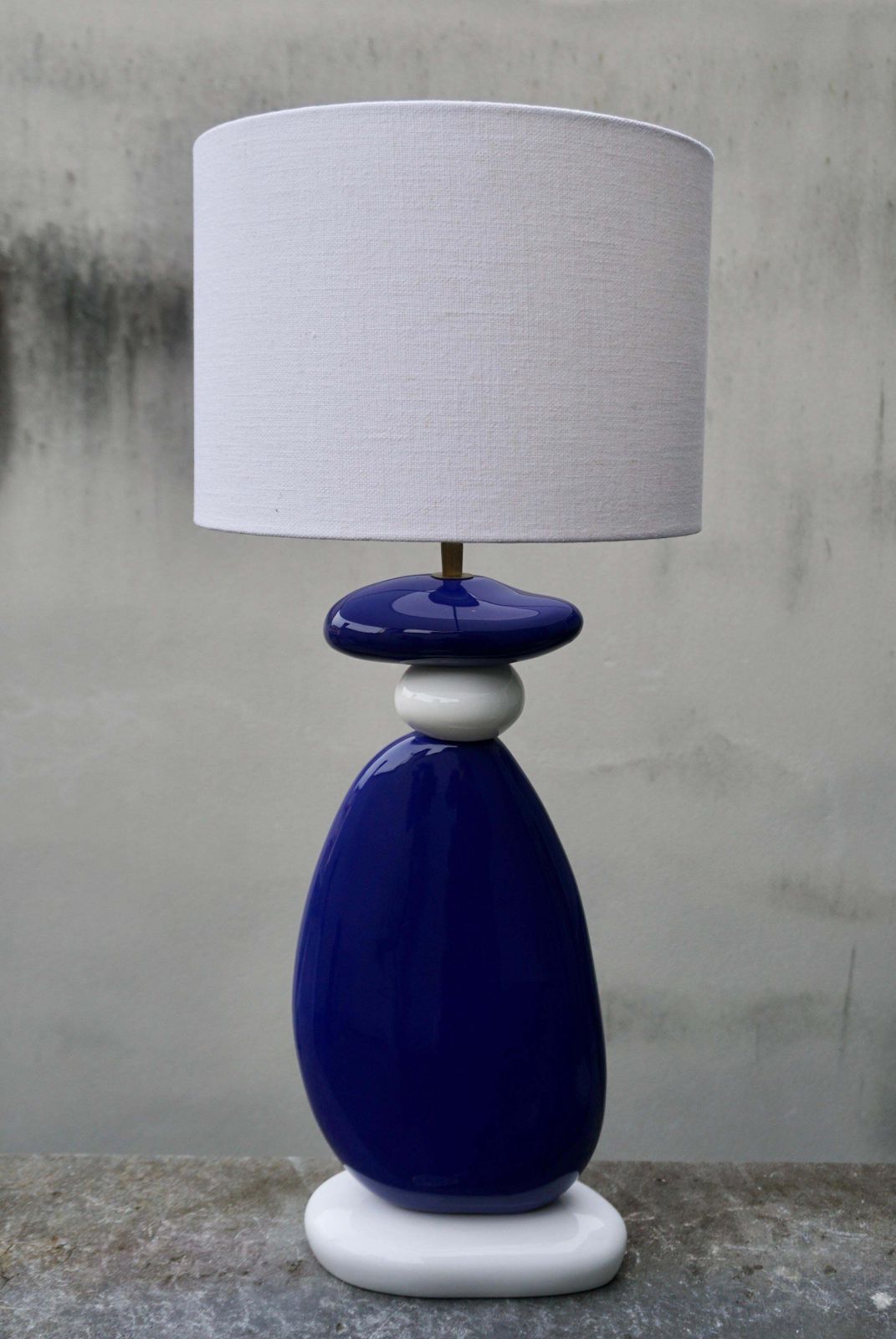 Large Ceramic Lamp By Francois Chatain photo furniture
