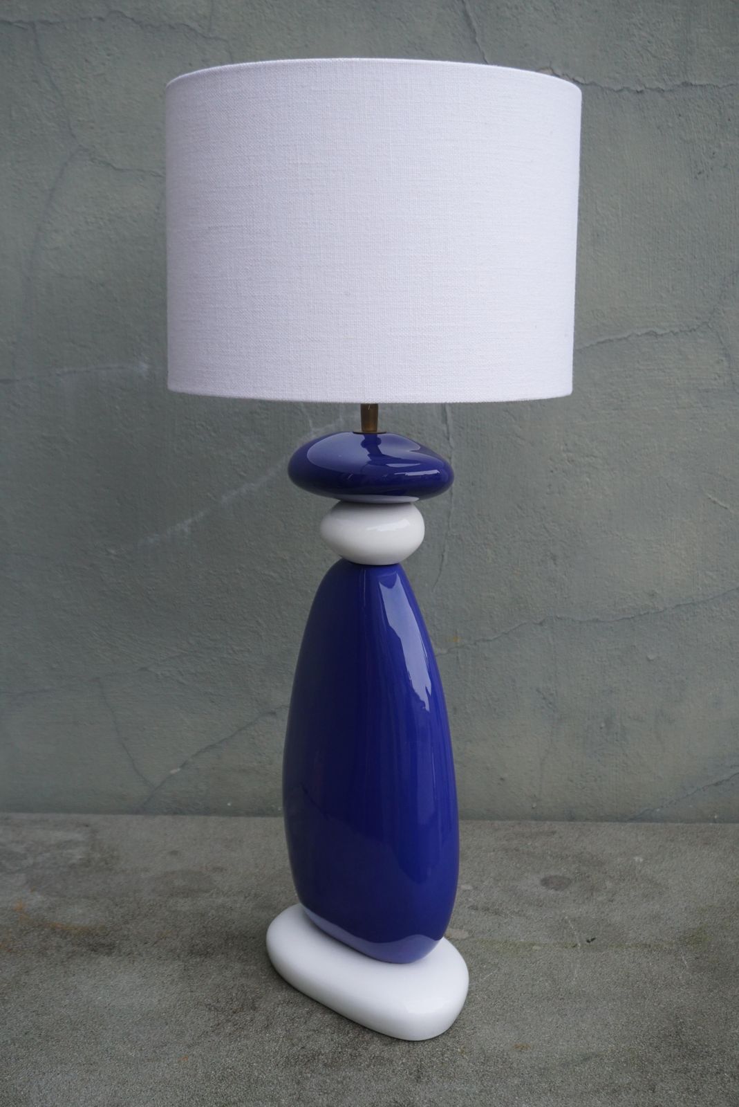 Large Ceramic Lamp By Francois Chatain photo Lighting