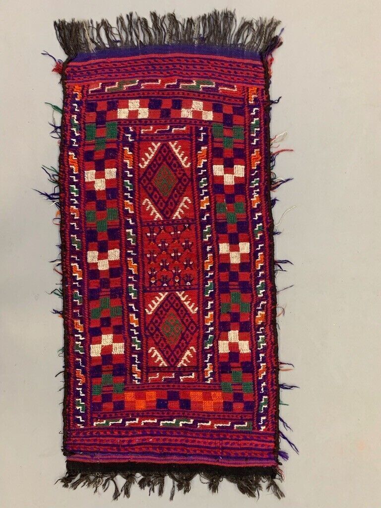 Small Vintage Turkish Kilim Rug 152x75 Cm Wool Kelim